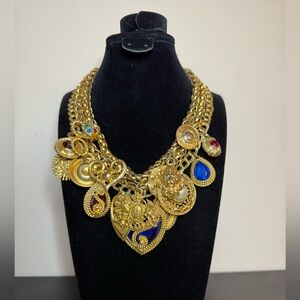 Édouard Rambaud Paris Signed 1980s Charm Necklace Women's